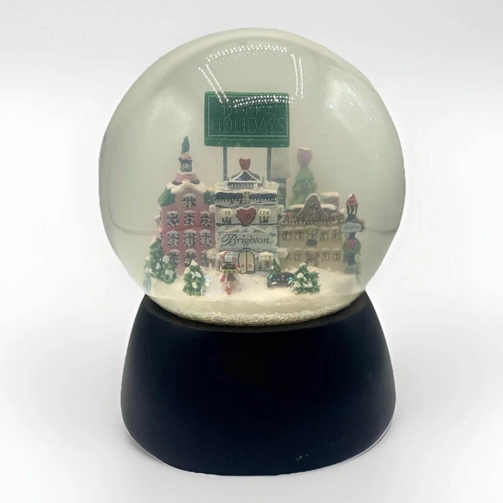 Vintage Christmas BRIGHTON VILLAGE Storyland Musical Snow Globe –